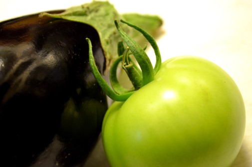 Janet's eggplant and tomato
